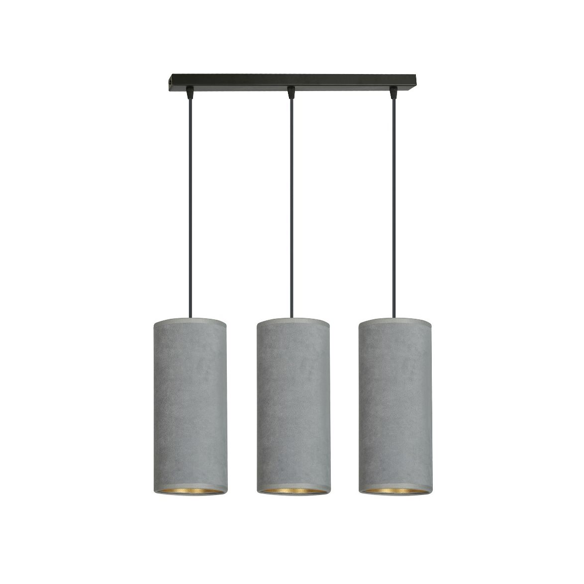 BENTE 3 Taklampa, Svart/Grå