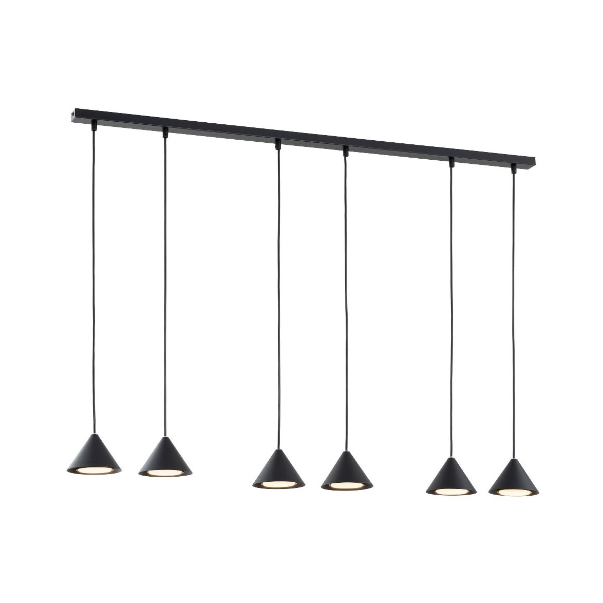 ELIT 6 Taklampa, Svart/Guld