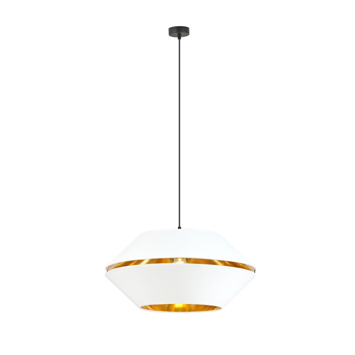 PIANO 1 Taklampa, Svart/Vit/Guld