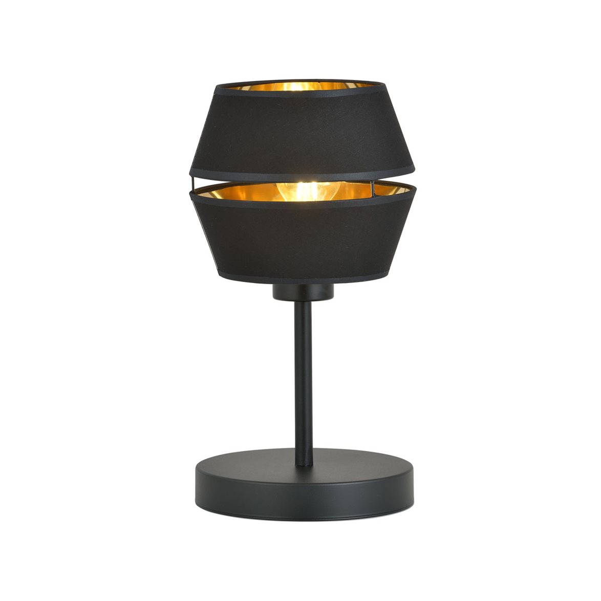 PIANO LN Bordslampa, Svart/Svart/Guld