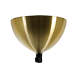 Ceiling cup with earth brass