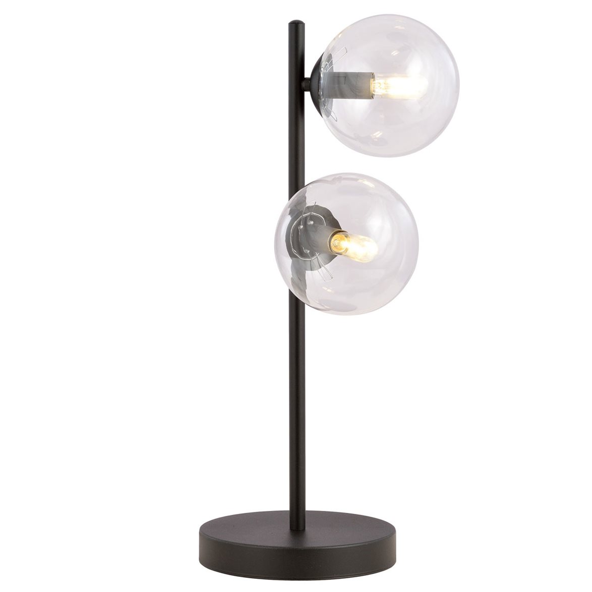 ROSSI LN2 Bordslampa, Svart/Transparent