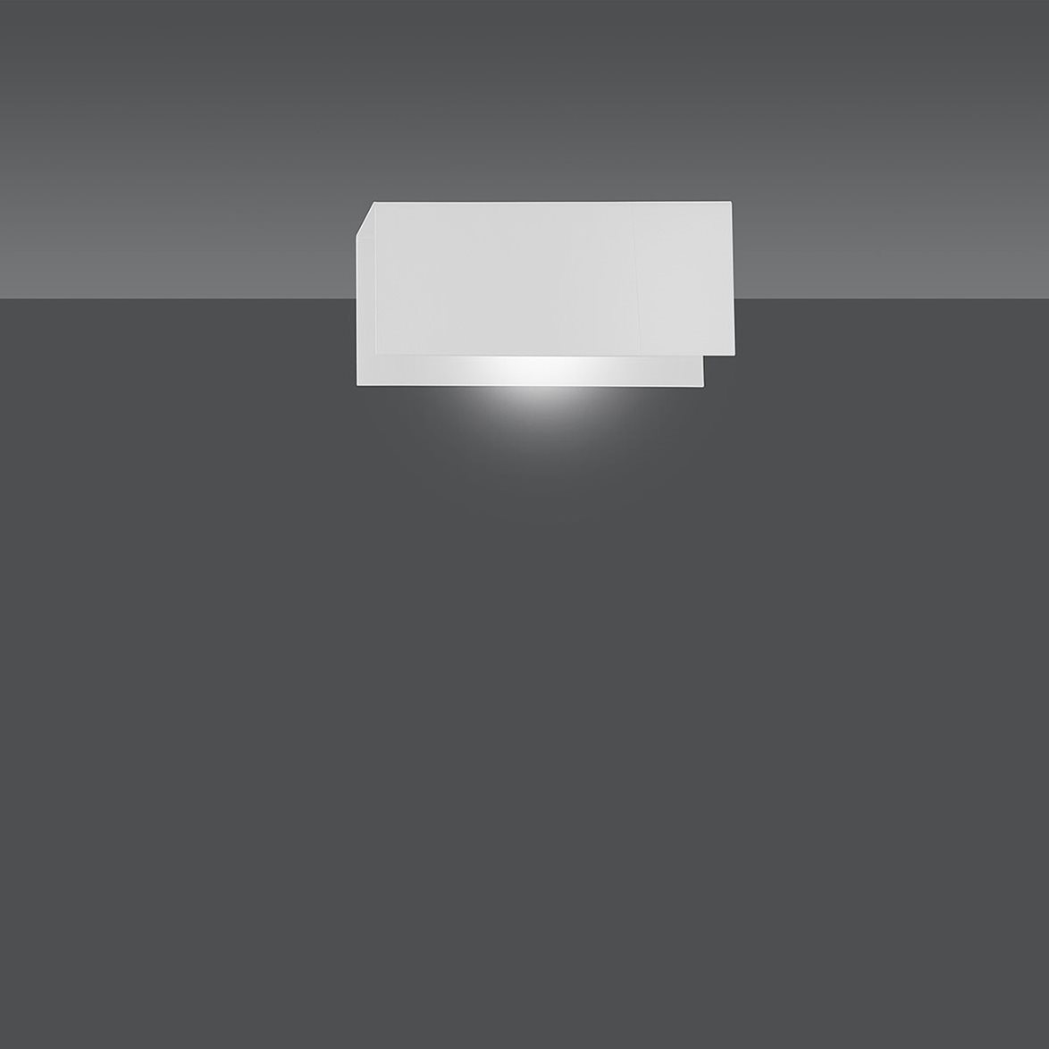 TOLOS K1 Vägglampa, Vit