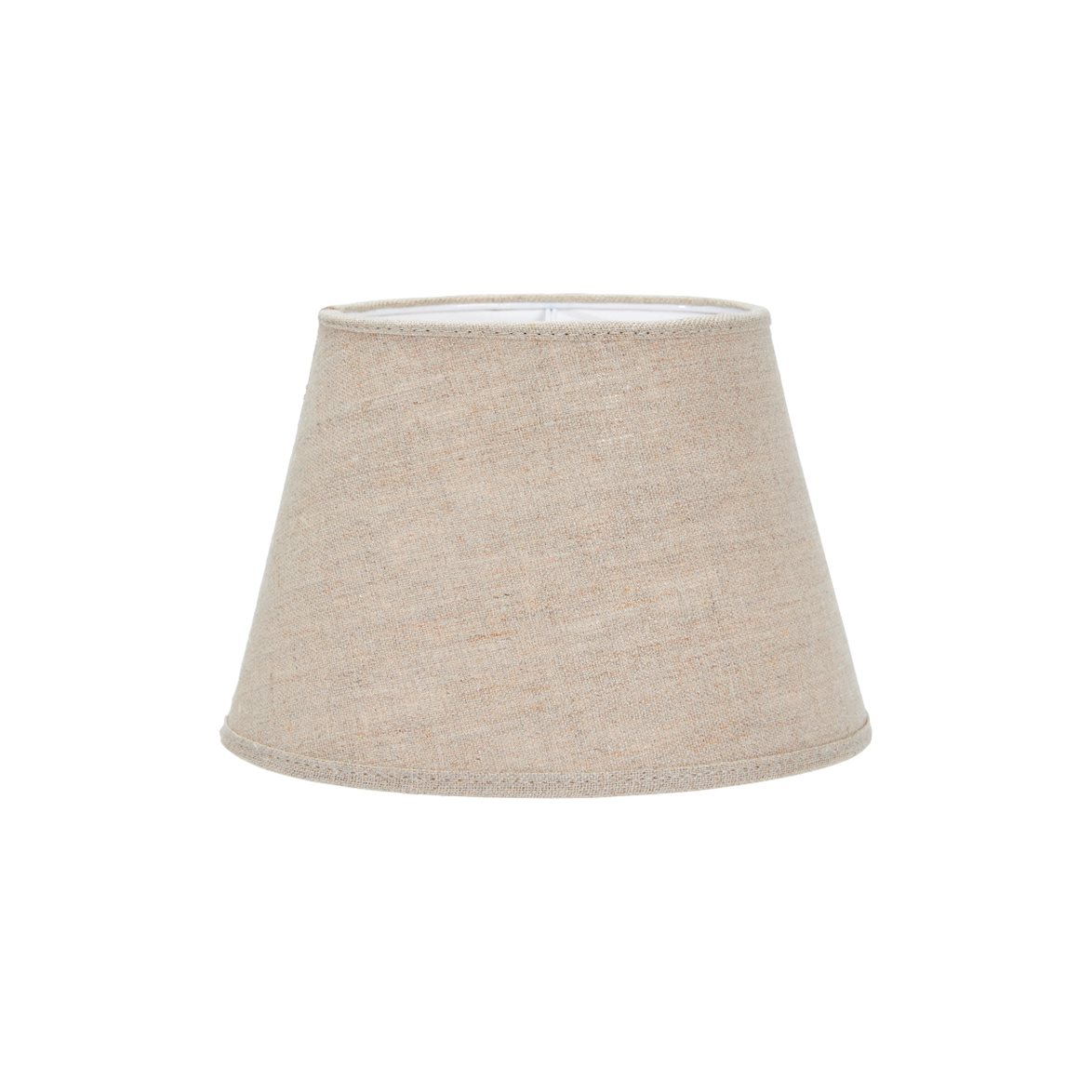 Oval Lin lampskärm, Natur 20cm