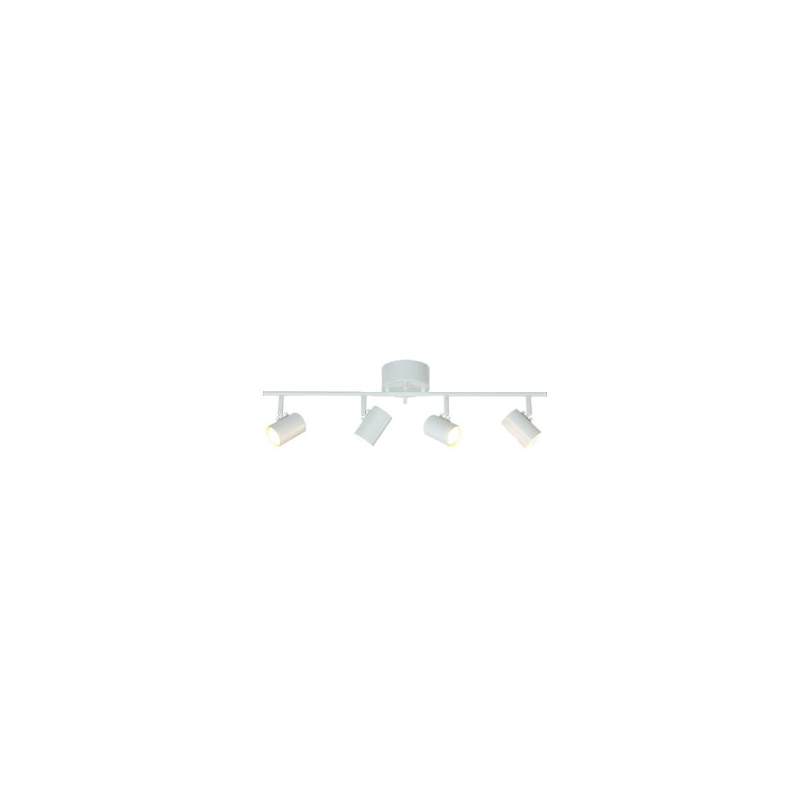 Aneta HUGIN takspot 4:a rak, vit 4xGU10 | Inomhusbelysning - Spotlights tak | Lampspecialisterna