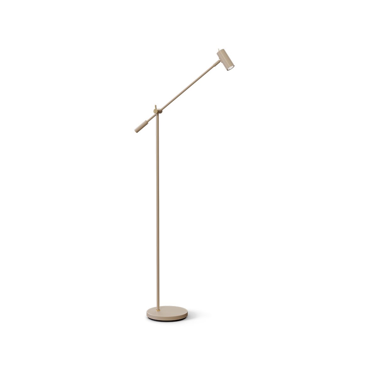 Belid Cato golvlampa nougat/mässing DIM | Inomhusbelysning - Golvlampor - Golvlampor Interiör | Lampspecialisterna