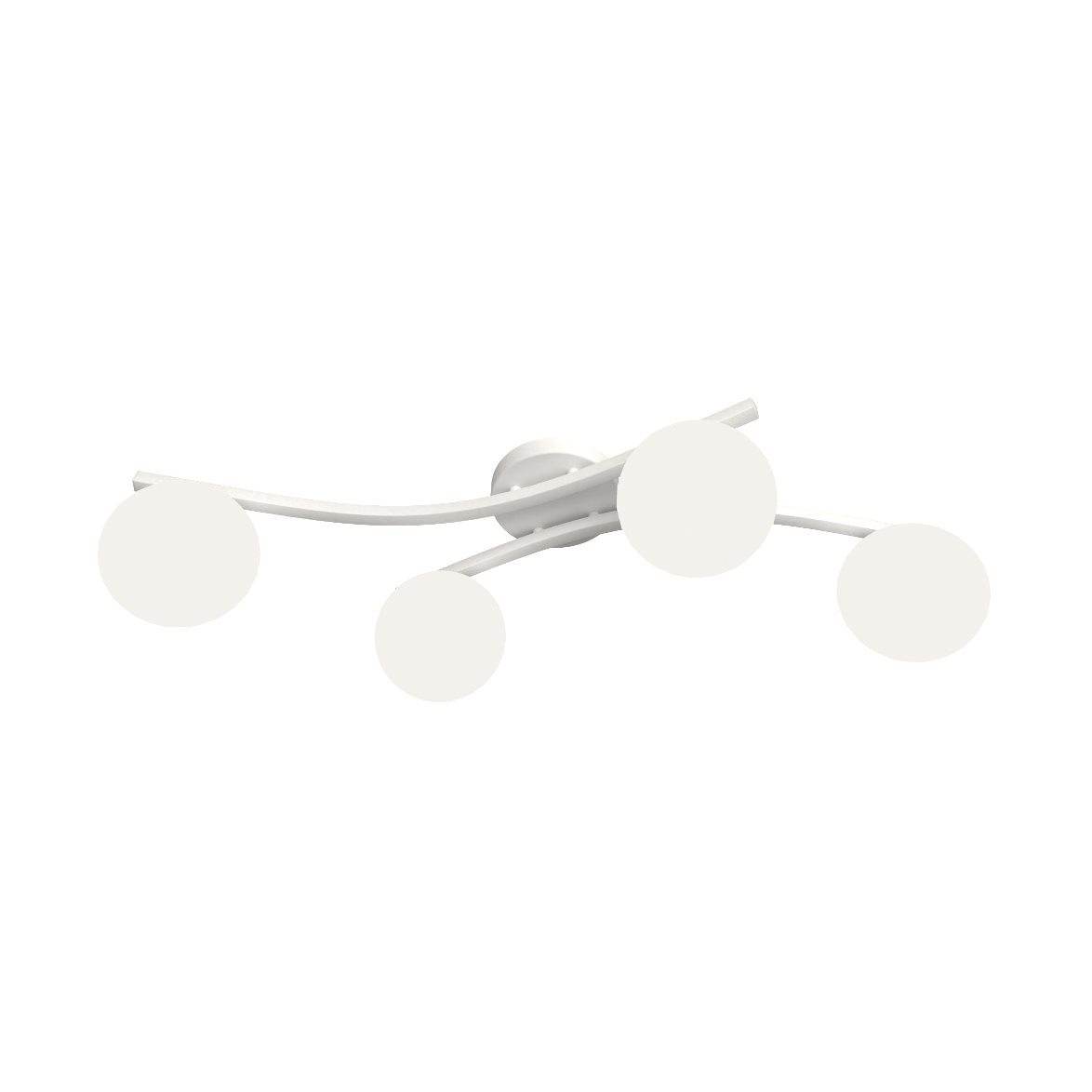 OPUS 4 Taklampa, Vit/Vit