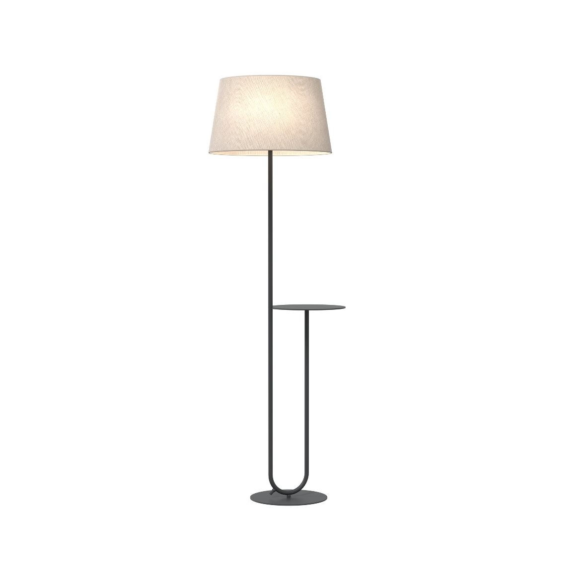 HOTEL  Golvlampa, Svart/Beige