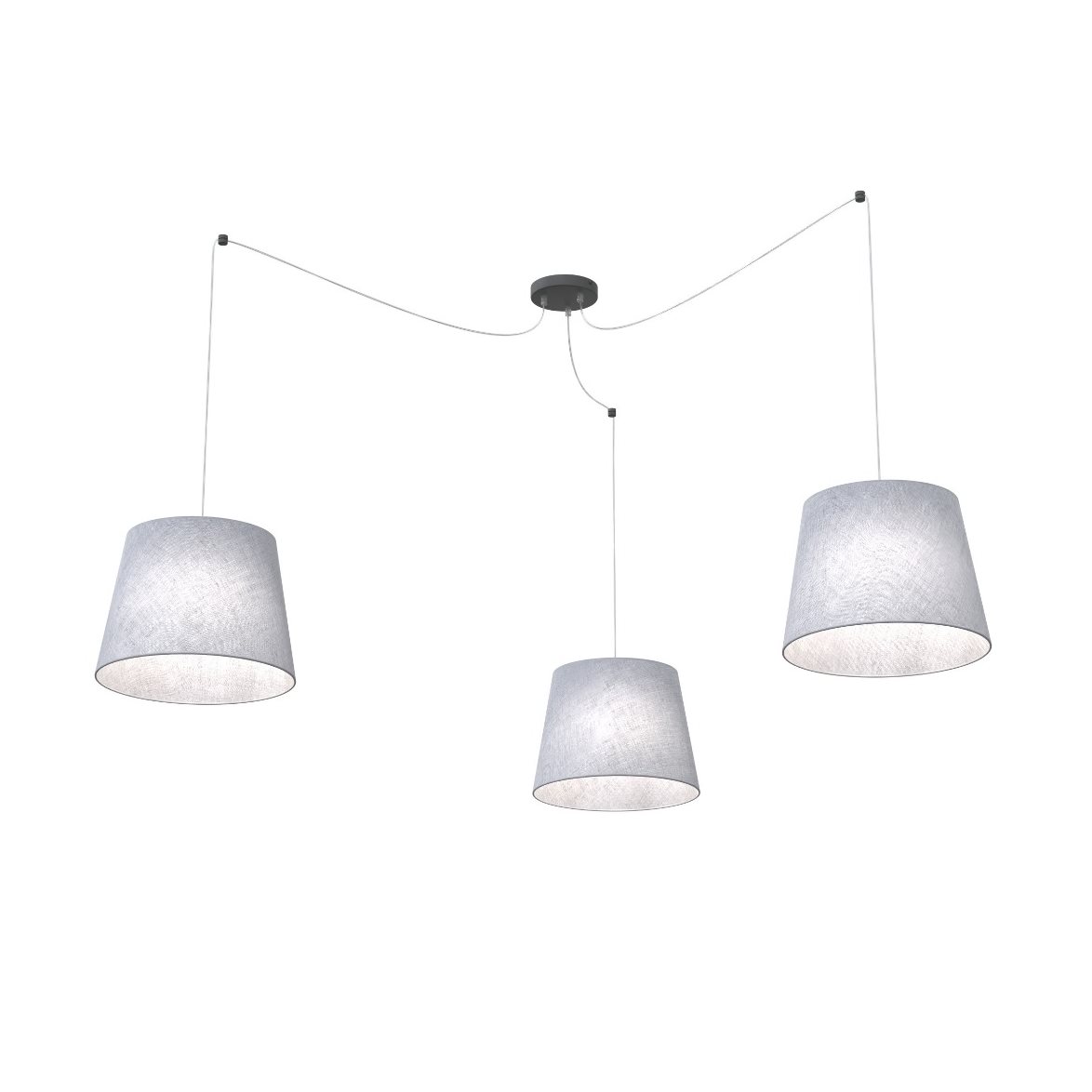 ASCOT 3 Pendel, Svart/Grå