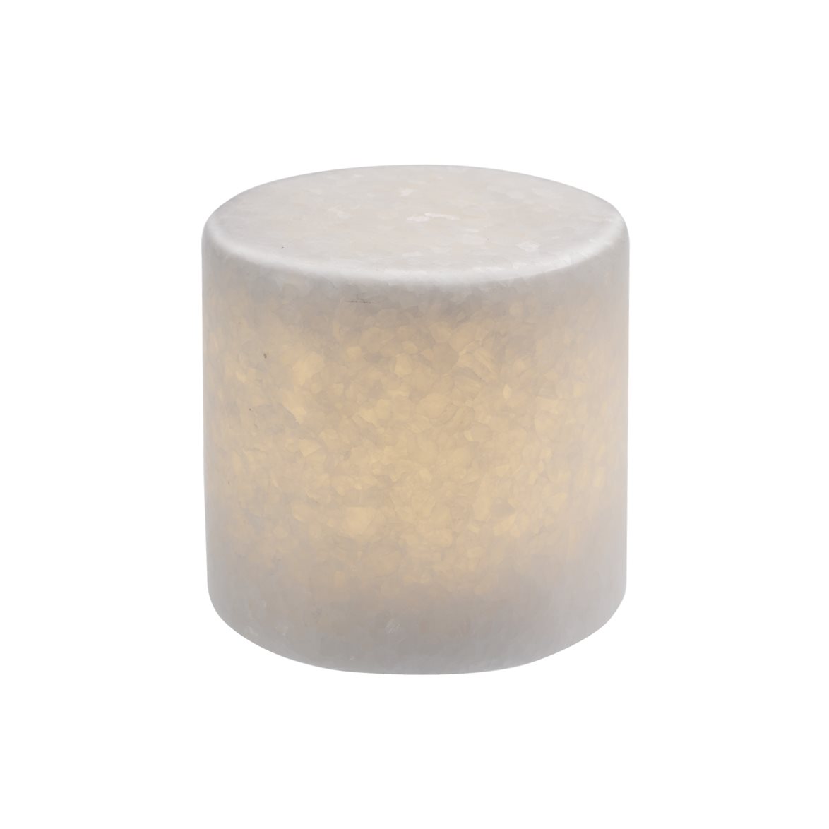 Unison Marble ljusdekoration silk vit matt finish Large | Övrigt - Inredning - Batteriljus LED | Lampspecialisterna