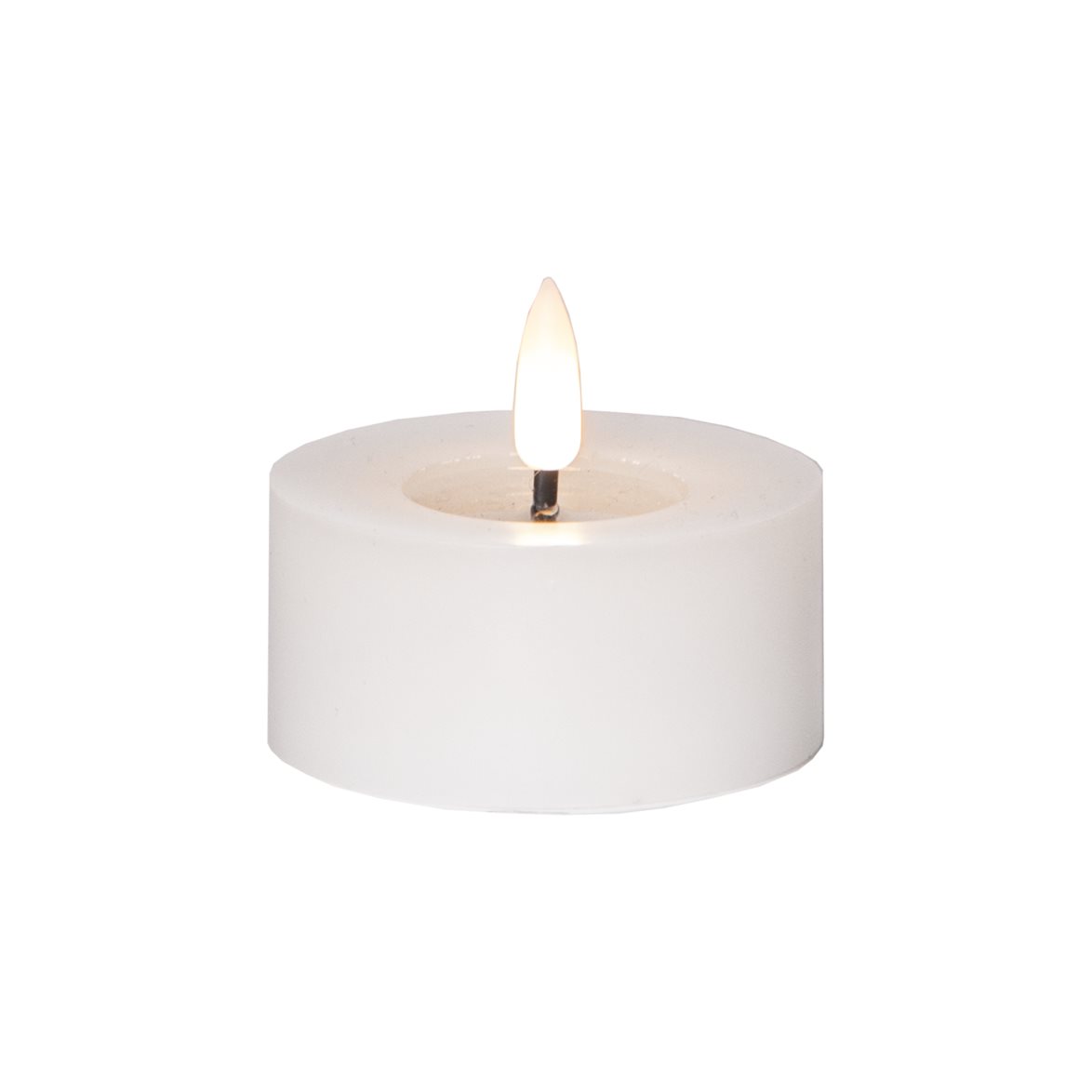 Star Trading LED Värmeljus 2-pack Flamme Flow Vit 5,5cm | Övrigt - Inredning - Batteriljus LED | Lampspecialisterna