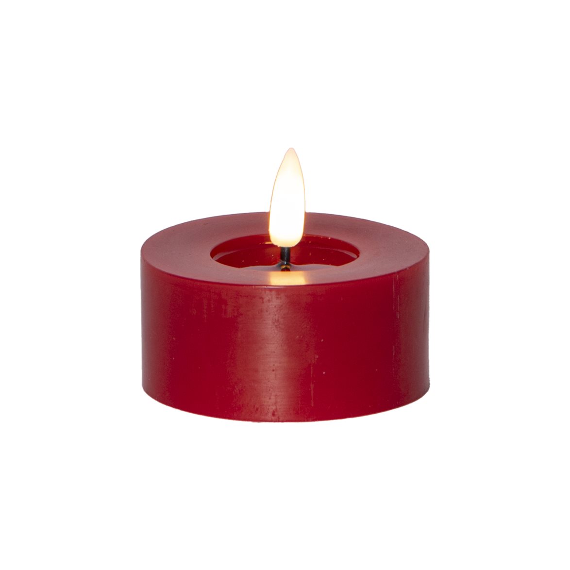 Star Trading LED Värmeljus 2-pack Flamme Flow Röd 5,5cm | Övrigt - Inredning - Batteriljus LED | Lampspecialisterna