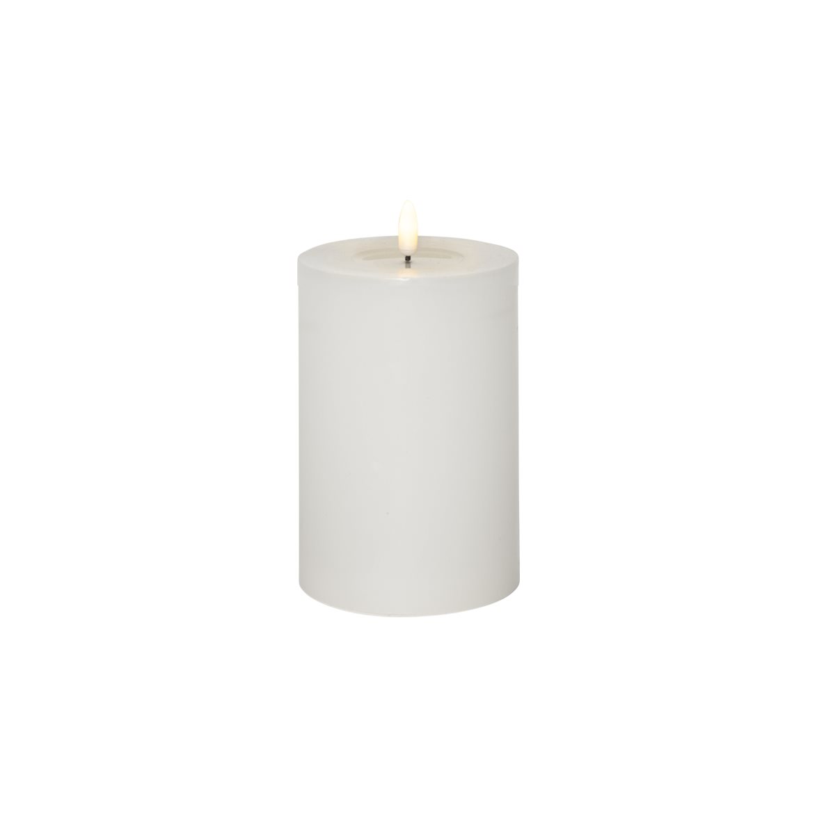 Star Trading LED Blockljus Flamme Flow Big Vit 17,5cm | Övrigt - Inredning - Batteriljus LED | Lampspecialisterna