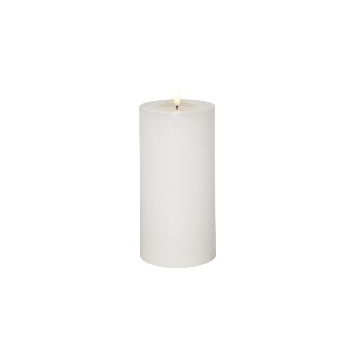 Star Trading LED Blockljus Flamme Flow Big Vit 22,5cm | Övrigt - Inredning - Batteriljus LED | Lampspecialisterna