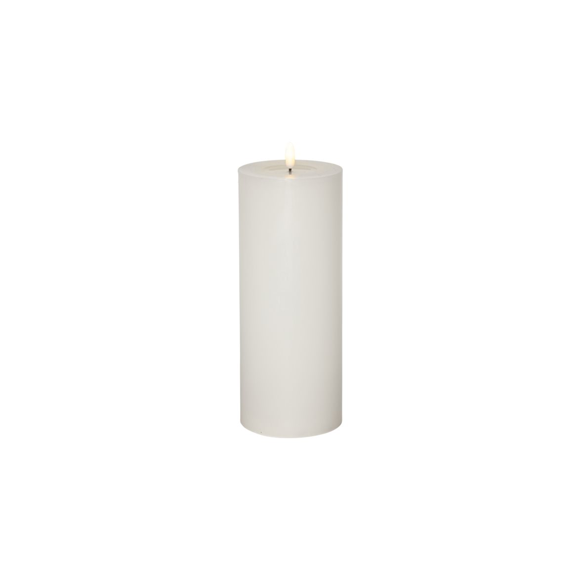 Star Trading LED Blockljus Flamme Flow Big Vit 27,5cm | Övrigt - Inredning - Batteriljus LED | Lampspecialisterna