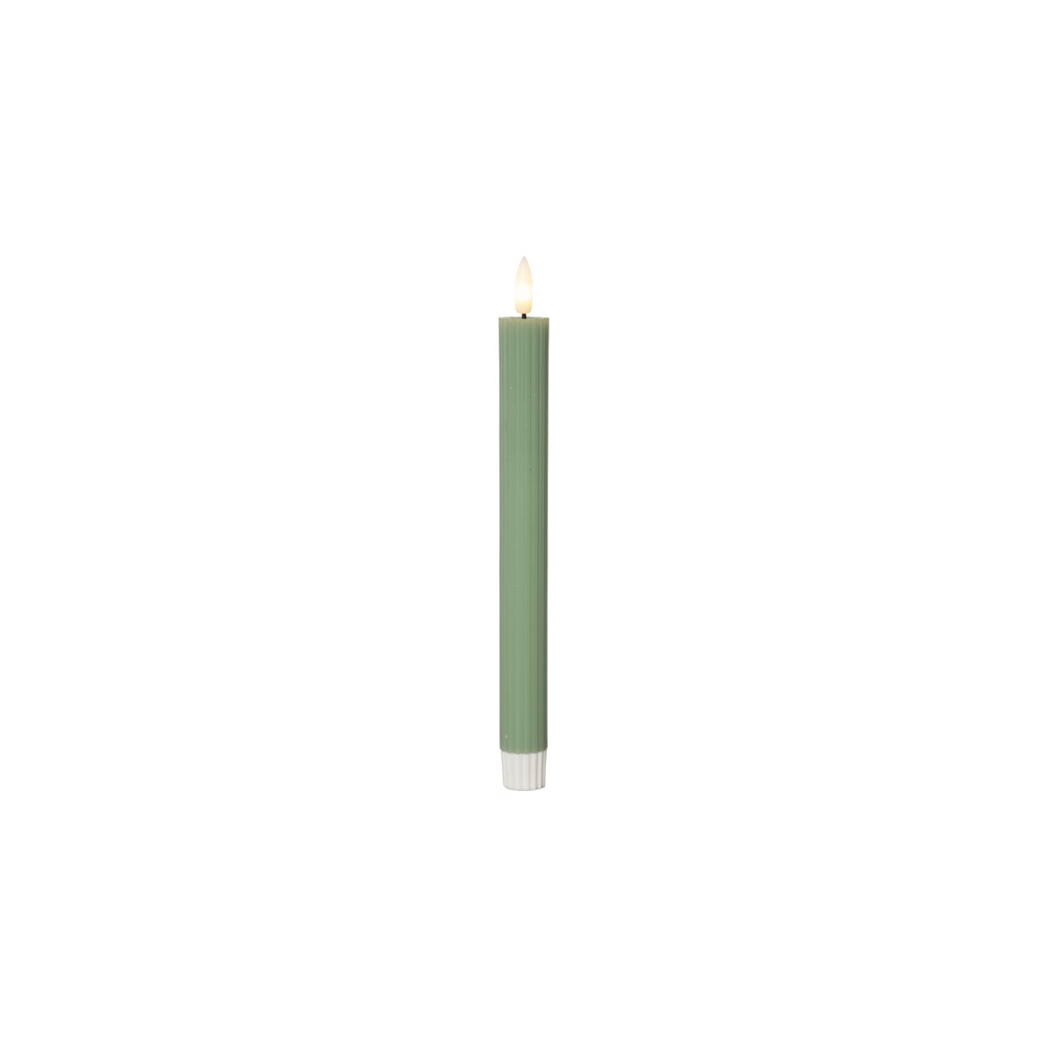 Star Trading LED Antikljus 2-pack Flamme Stripe Grön 25cm | Övrigt - Inredning - Batteriljus LED | Lampspecialisterna