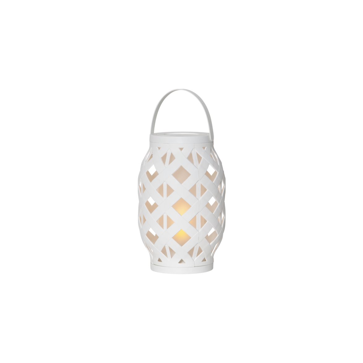 Star Trading Lykta Flame Vit 23cm | Övrigt - Inredning - Batteriljus LED | Lampspecialisterna