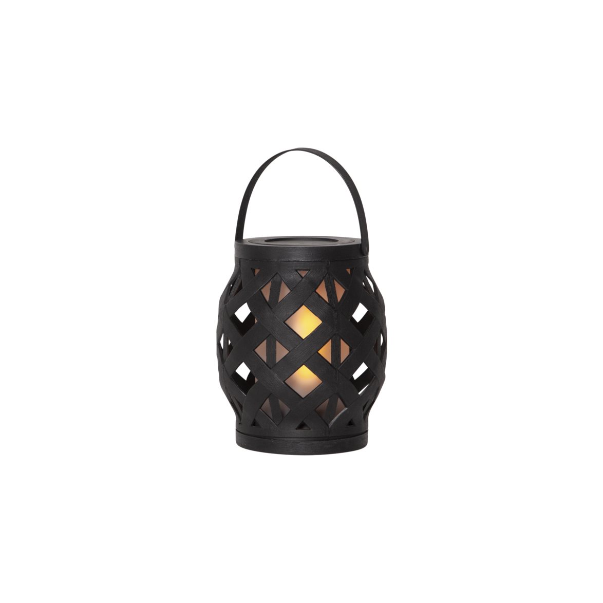 Star Trading Lykta Flame Lantern Svart 16cm | Övrigt - Inredning - Batteriljus LED | Lampspecialisterna