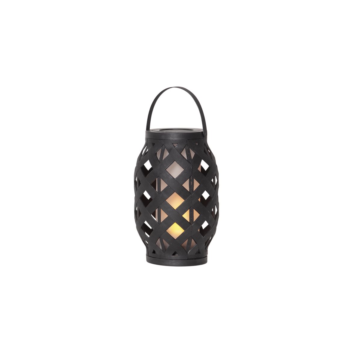 Star Trading Lykta Flame Svart 23cm | Övrigt - Inredning - Batteriljus LED | Lampspecialisterna