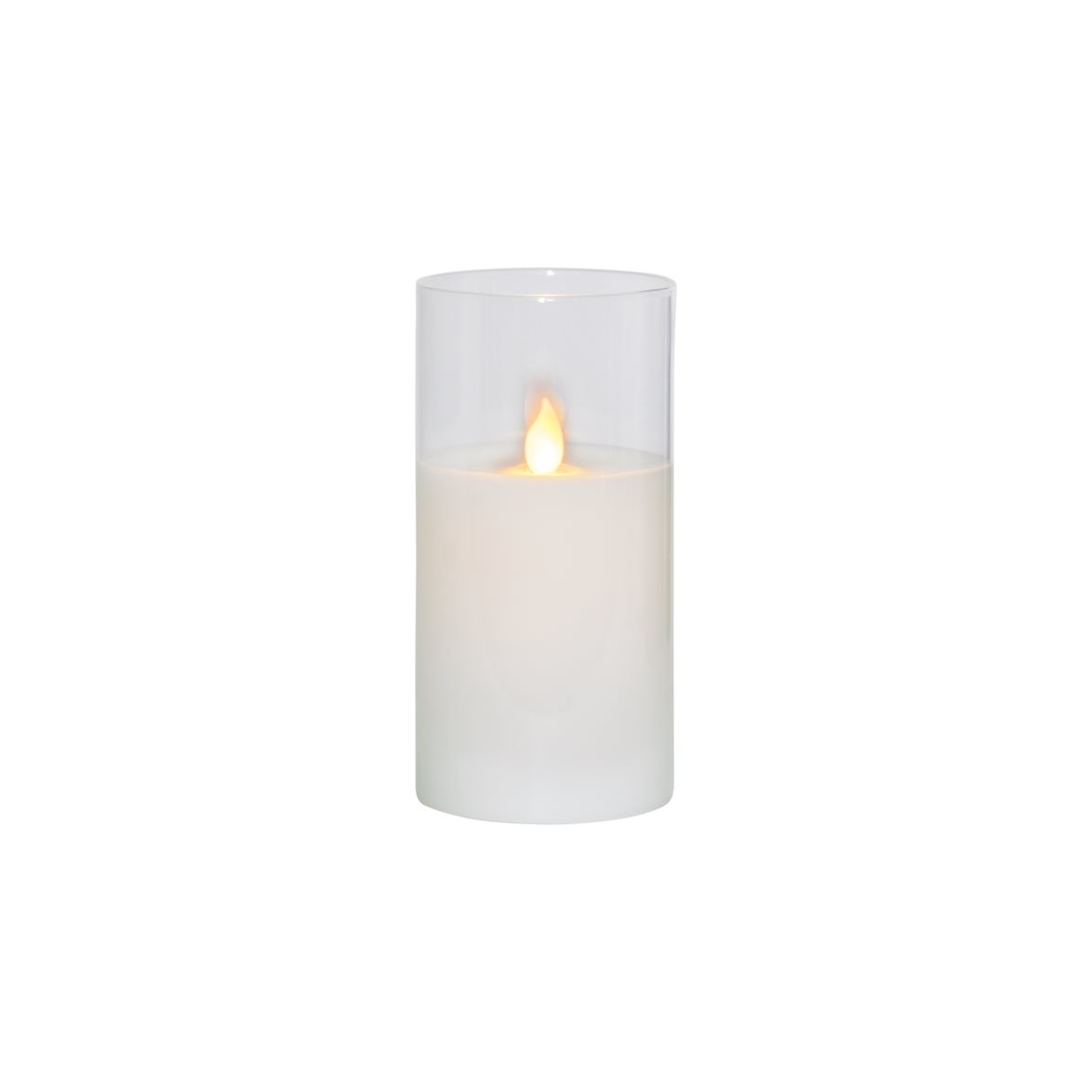 Star Trading LED Blockljus M-Twinkle Transparent 15cm | Övrigt - Inredning - Batteriljus LED | Lampspecialisterna
