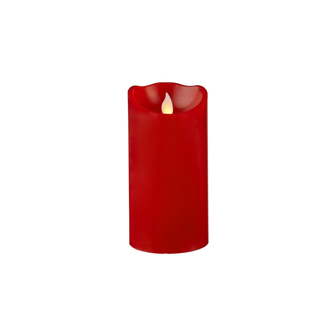 Star Trading LED Blockljus M-Twinkle Röd 15cm | Övrigt - Inredning - Batteriljus LED | Lampspecialisterna