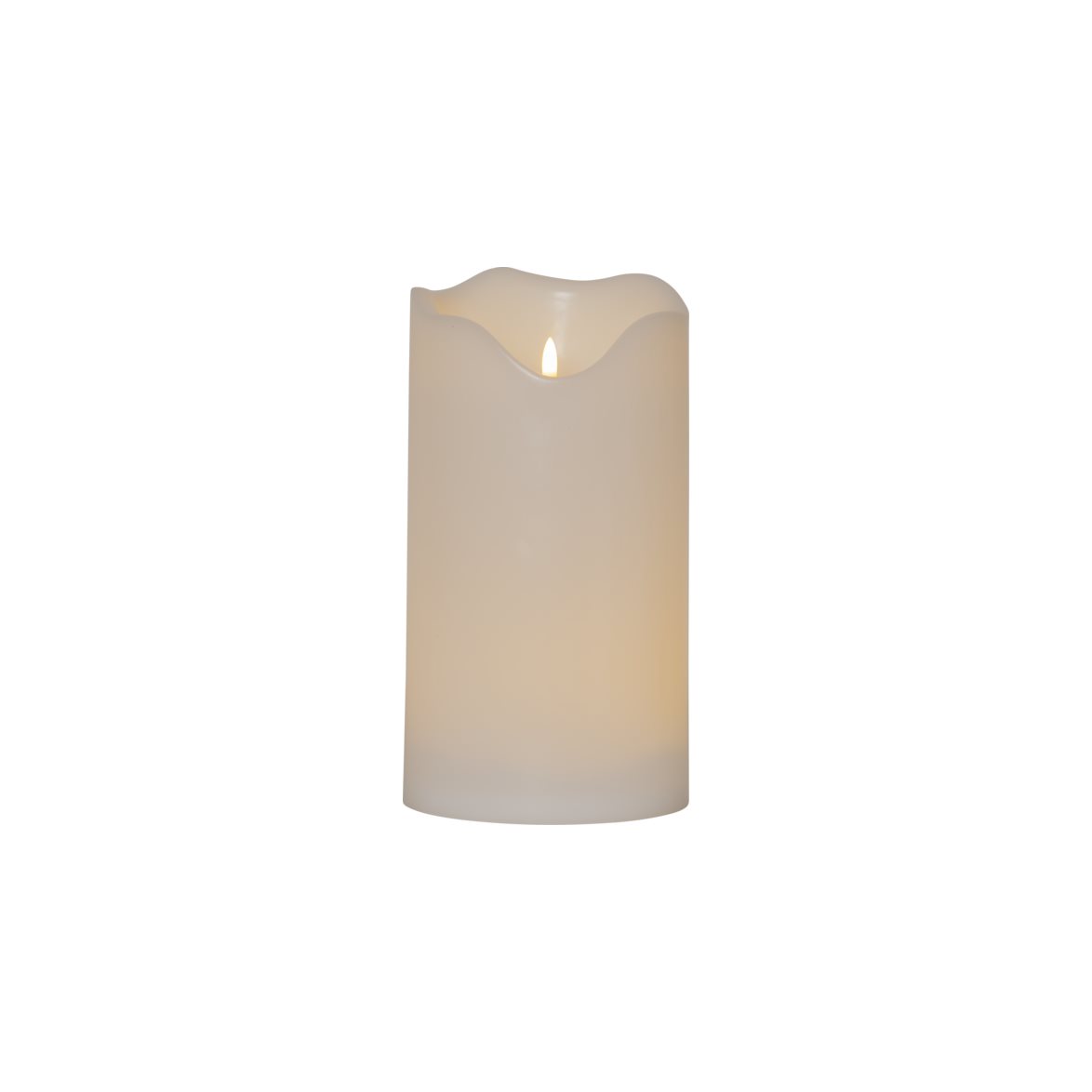 Star Trading LED Blockljus Flamme Grand Vit 30cm | Övrigt - Inredning - Batteriljus LED | Lampspecialisterna
