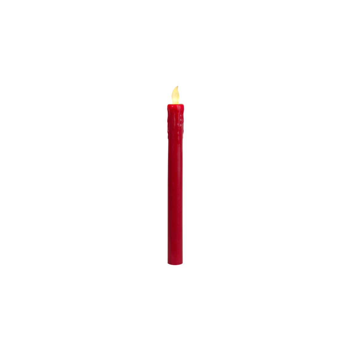 Star Trading LED Antikljus 2-pack Presse Röd 25cm | Övrigt - Inredning - Batteriljus LED | Lampspecialisterna