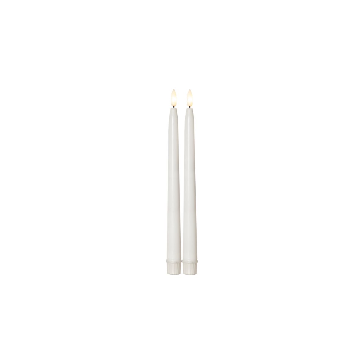 Star Trading LED Antikljus 2-pack Flamme Slim Outdoor Vit 28cm | Övrigt - Inredning - Batteriljus LED | Lampspecialisterna