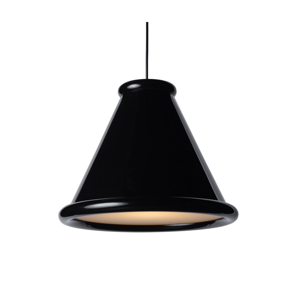 Belid Belle pendel Ø360 Glossy svart | Inomhusbelysning - Taklampor - Taklampor hängande | Lampspecialisterna