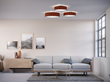 Soft Plafond, Roströd ull 50cm