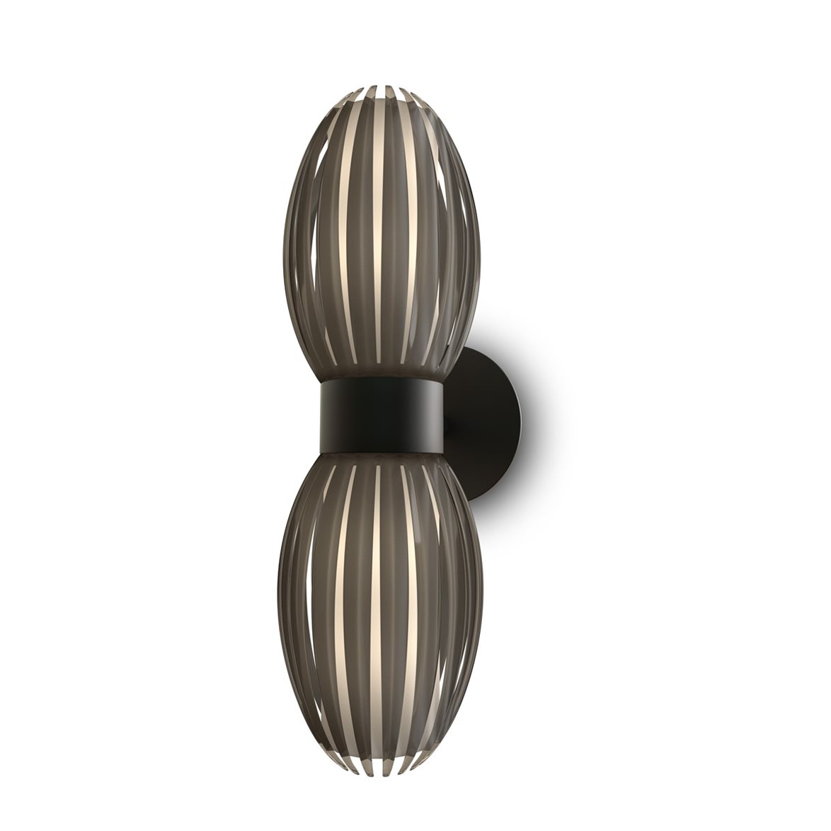 Tentacle Vägglampa Duo Svart/Rök G9