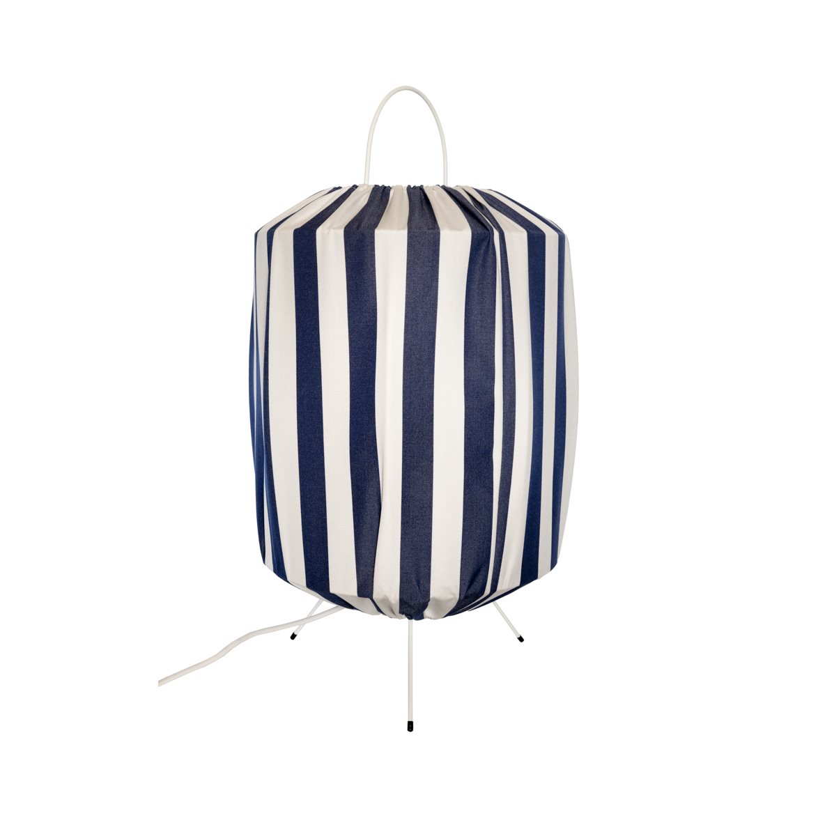 Taklampa Capri H70 s/v E27 2,5m IP44 blå/vit