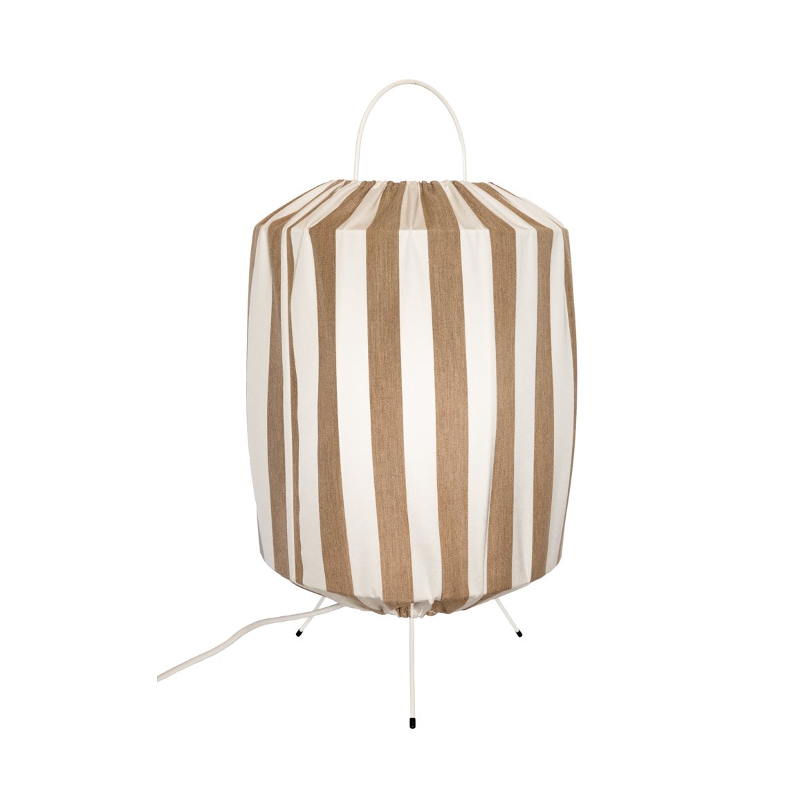 Taklampa Capri H70 s/v E27 2,5m IP44 taupe/vit