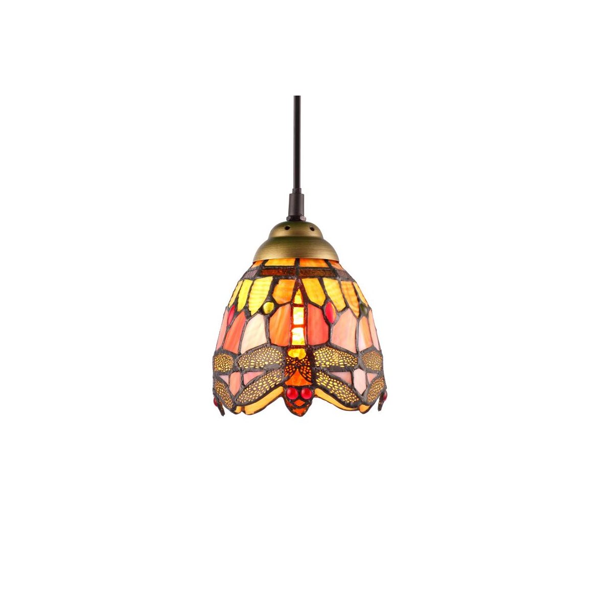 Fönsterlampa Trollslända Harmoni / Dragonfly 13cm