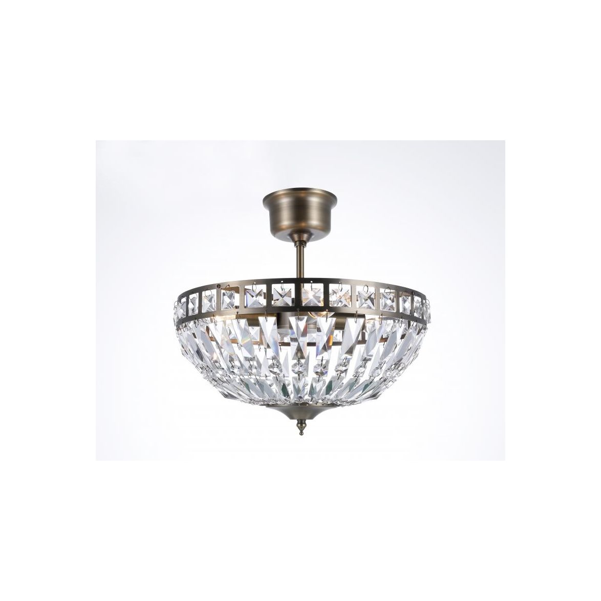 Plafond Flores Stor Antikmässing 36cm