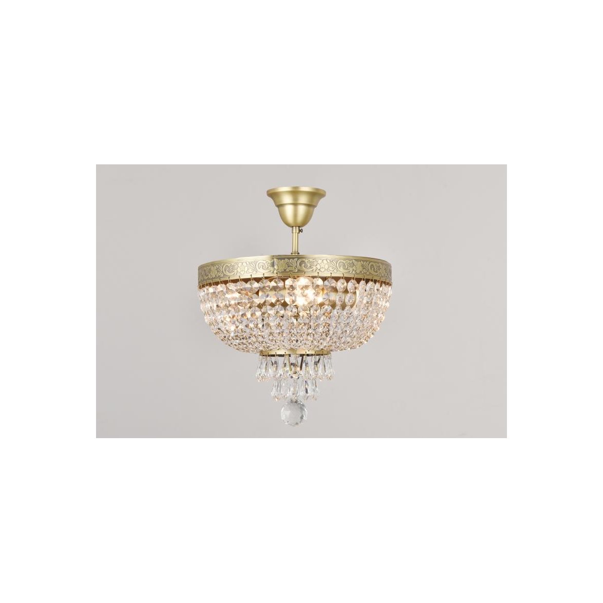 Plafond Queen Antikmässing 30cm