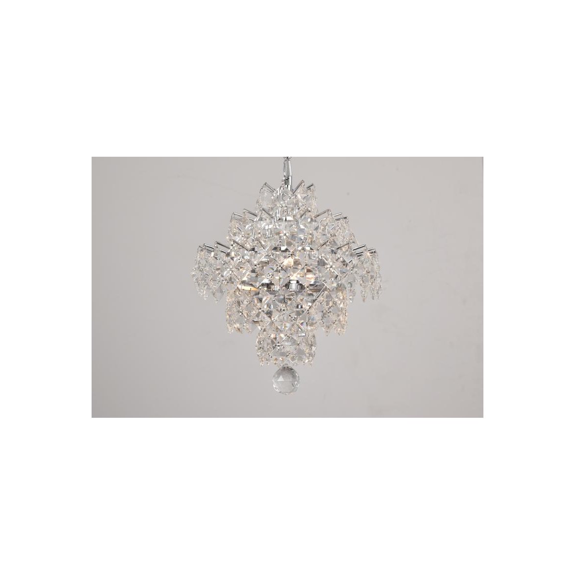 Kristallkrona Silvia Krom 26cm