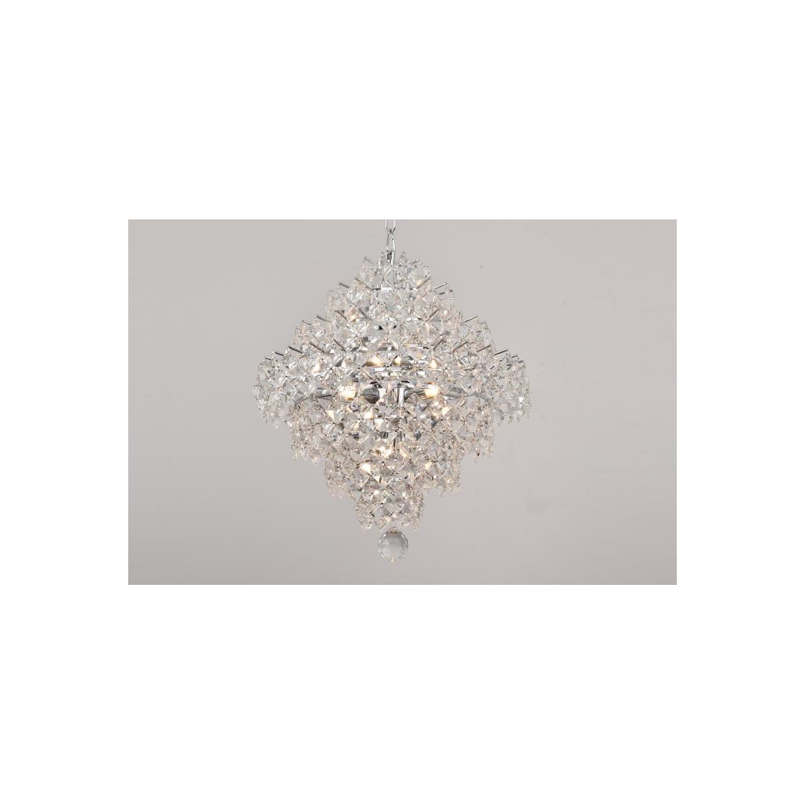Kristallkrona Silvia Krom 40cm