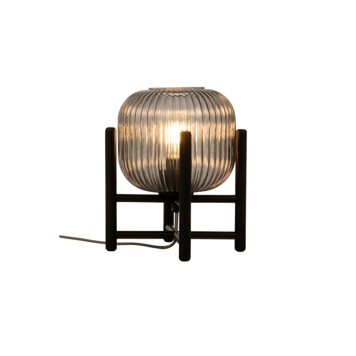 Vinda Bordlampa Liten, Svart/Rök