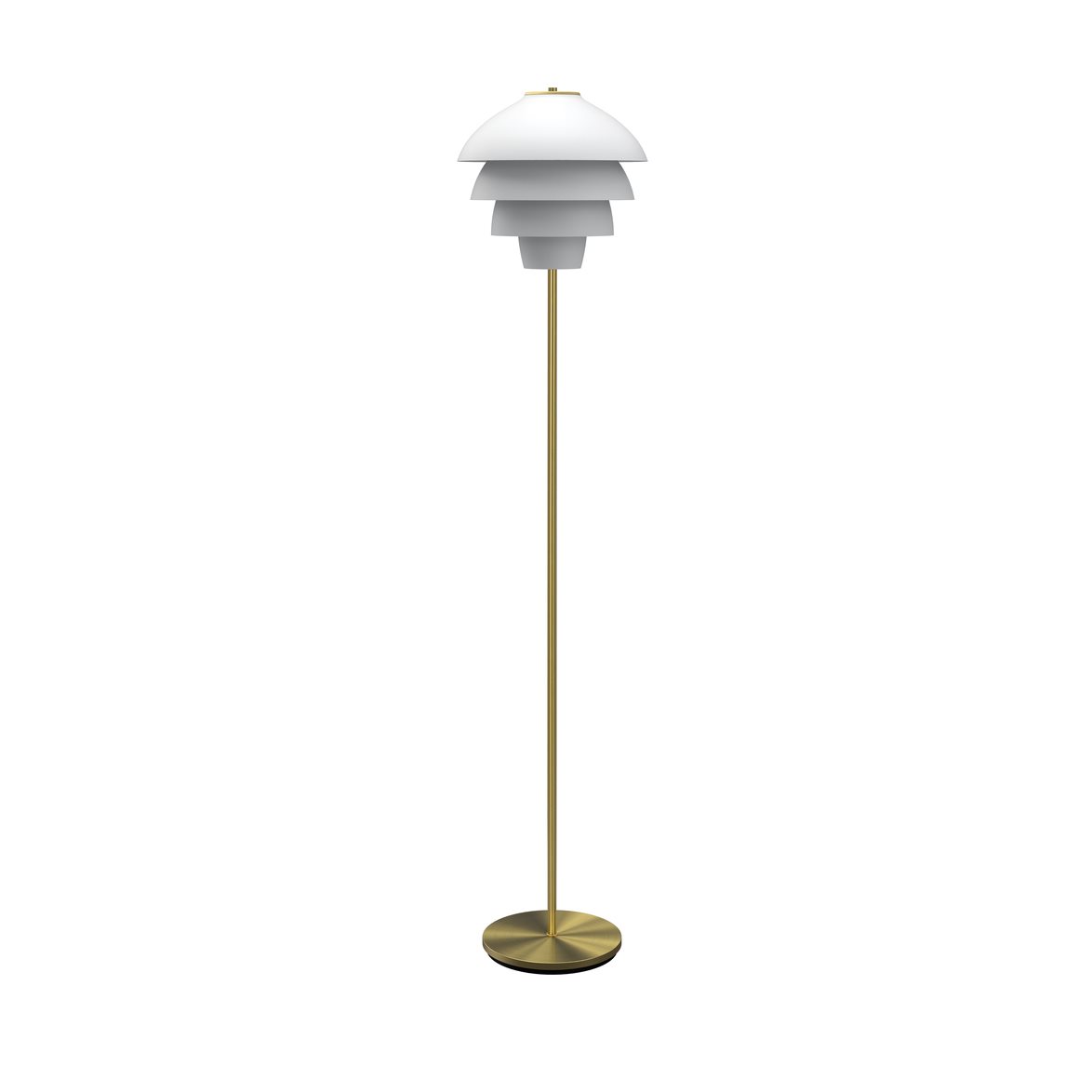Belid Valencia golvlampa vit/mässing | Inomhusbelysning - Golvlampor - Golvlampor Interiör | Lampspecialisterna