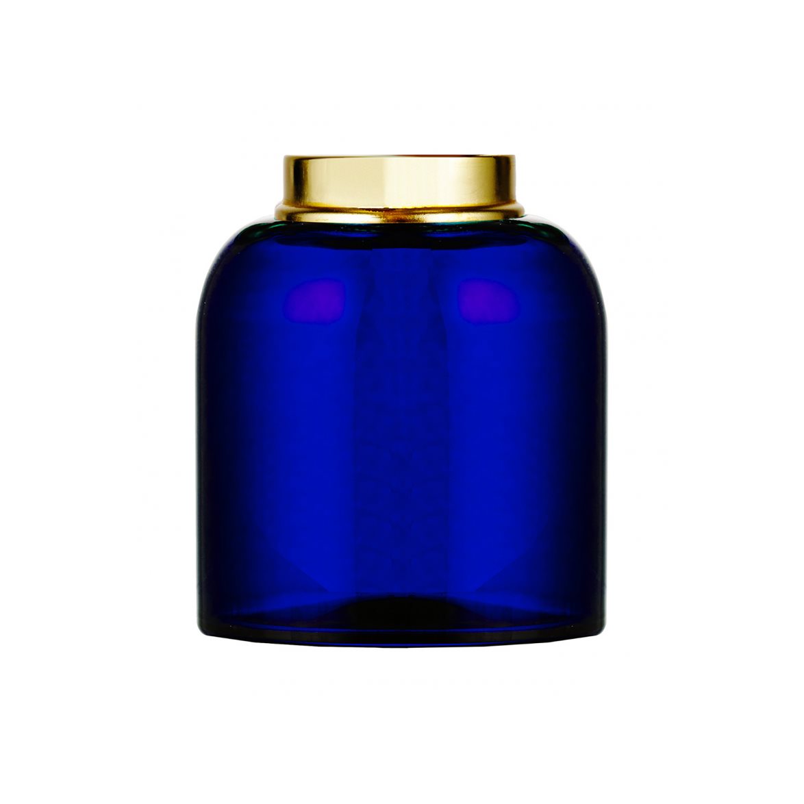 Oljehus Koholmen 6^ Koboltblå/mässing | Övrigt - Reservglas & Reservdelar - Reservglas | Lampspecialisterna