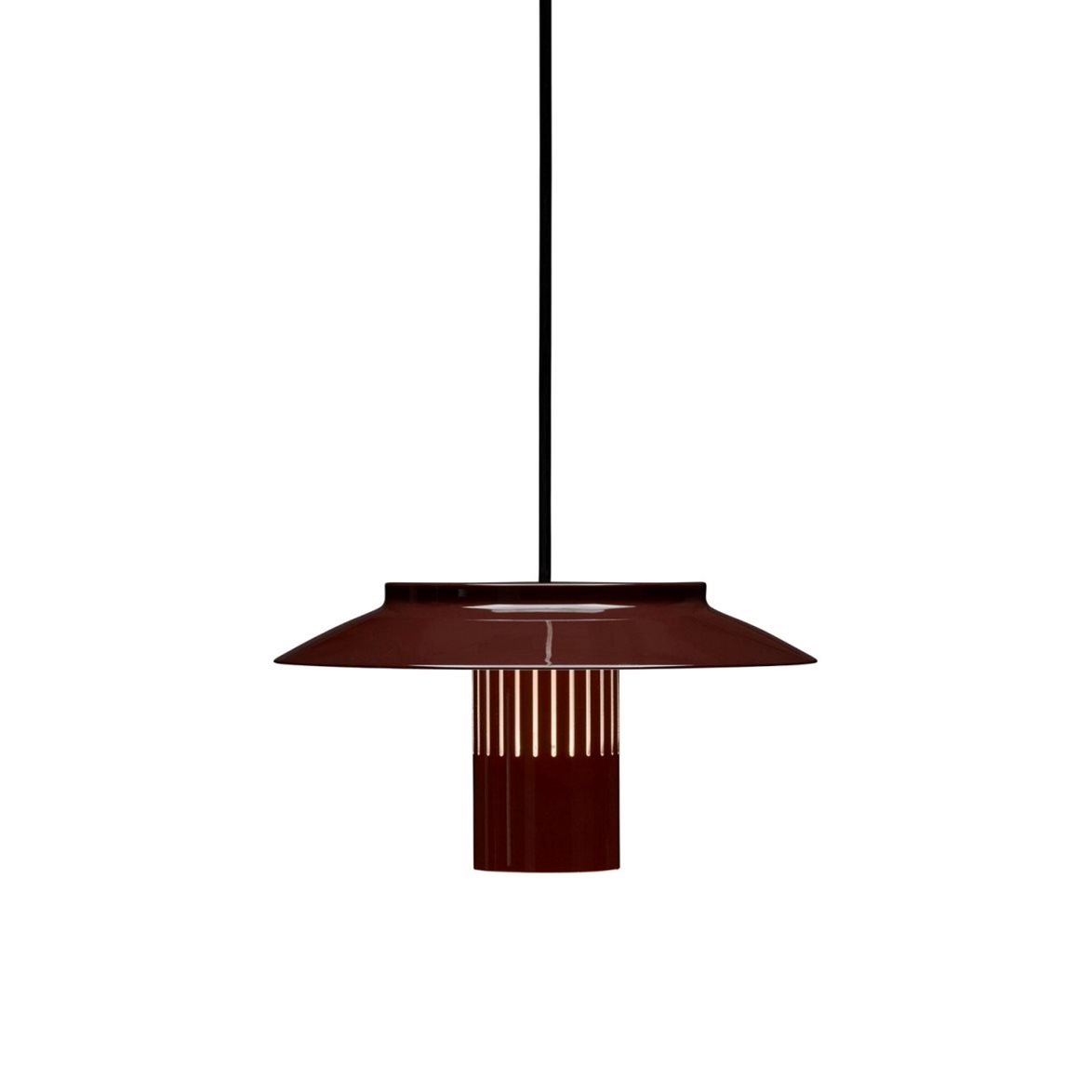 Pholc Lille 24 Pendant lamp, Black red | Inomhusbelysning - Taklampor - Taklampor hängande | Lampspecialisterna