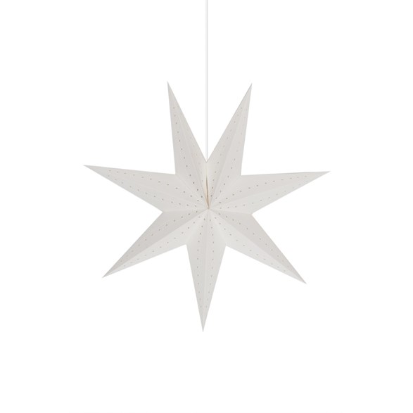 Henriette julstjärna vit 45cm