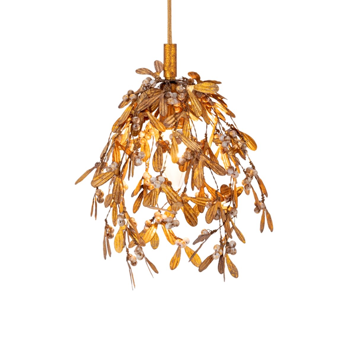 Alde & Lind Taklampa Mistel H25 antikguld