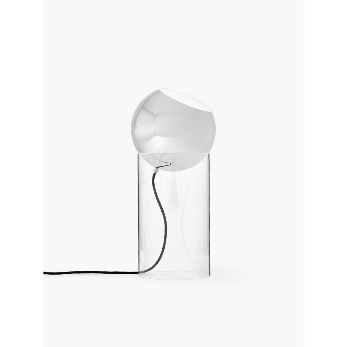 &tradition Topan Golvlampa VP14 Clear acrylic base Chrome-plated | Inomhusbelysning - Golvlampor - Golvlampor Interiör | Lampspecialisterna