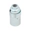 Lamphållare E14 slät zinc, jordad
