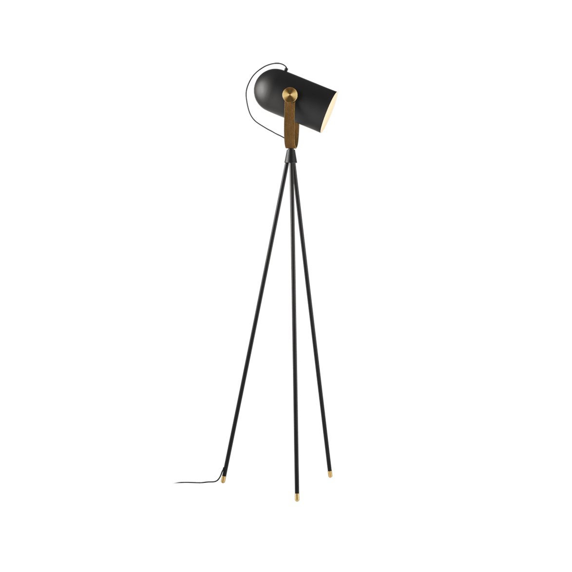 Le Klint Golvlampa CARRONADE II Svart/brun | Inomhusbelysning - Golvlampor - Golvlampor Interiör | Lampspecialisterna