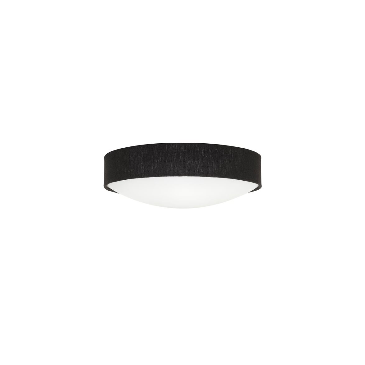 Konsthantverk Kant Mini plafond 32 cm svart | Inomhusbelysning - Taklampor - Plafonder | Lampspecialisterna