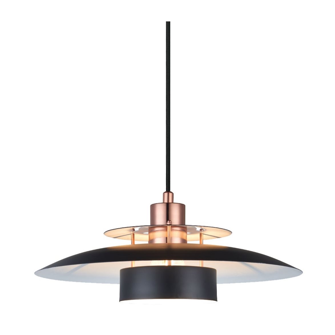 Halo Design SØRUP Taklampa Ø40 Svart/Koppar