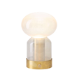 Essence glas Misty portable bordslampa, mässing/glas